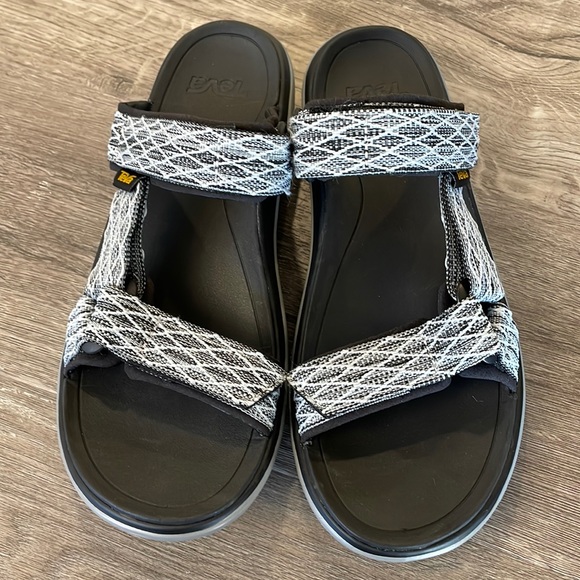 Mens Teva Terra Float Slide Charcoal 